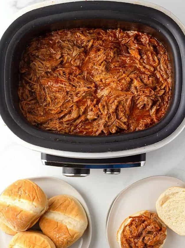 Slow Cooker Barbecue Pulled Pork