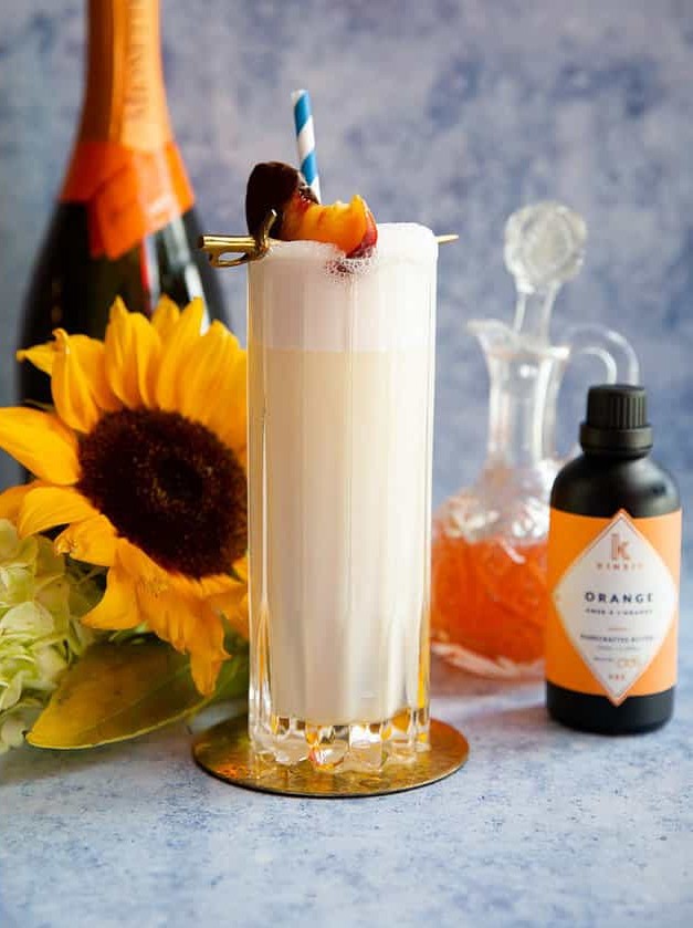 Peaches & Cream Corn Fizz