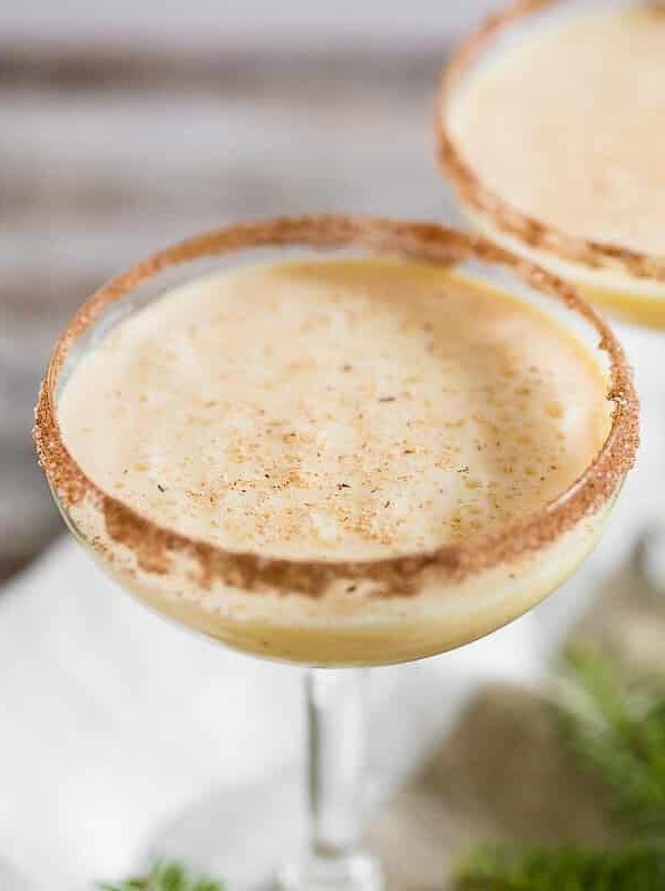 Eggnog Martini