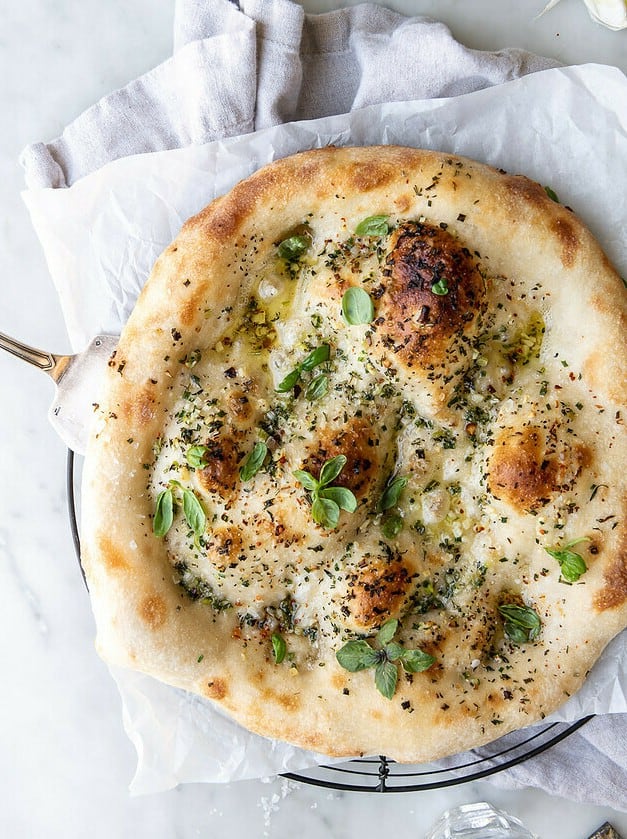 Buttery Garlic Pizza