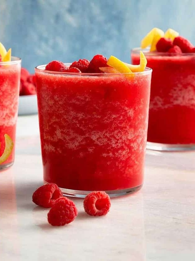 Boozy Frozen Raspberry Lemonade