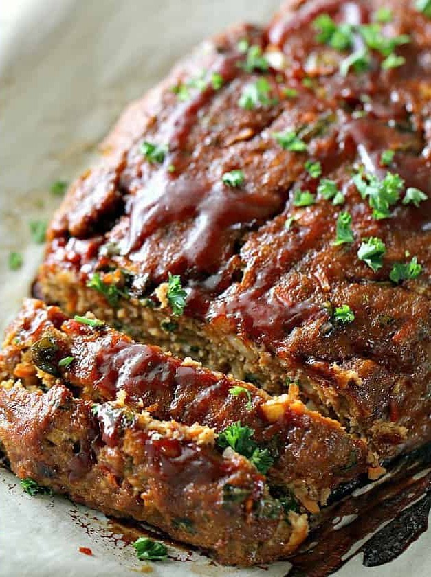 Glazed Ground Turkey Meatloaf