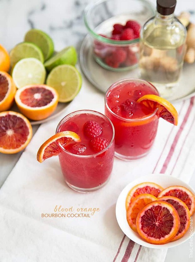 Blood Orange Bourbon Cocktail