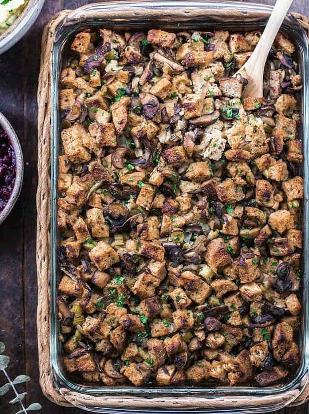 Gluten-Free Vegan Mushroom Stuffing