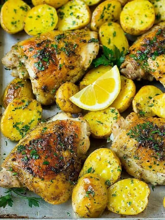 Greek Chicken and Potatoes