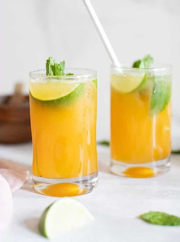 Citrus Honey Lime Mint Mocktail