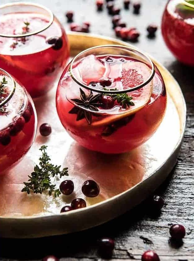 Cranberry Thyme Spritz