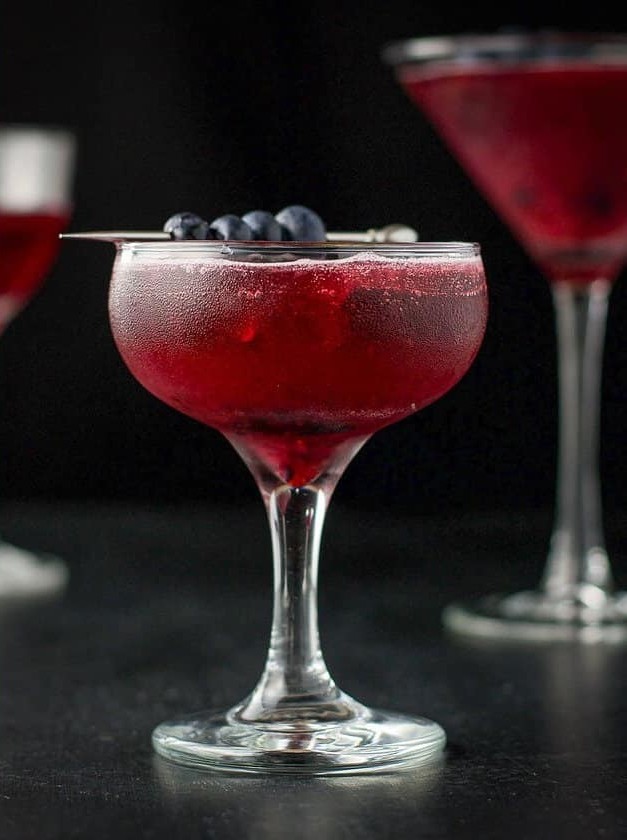 Blueberry Mint Cosmo Cocktail