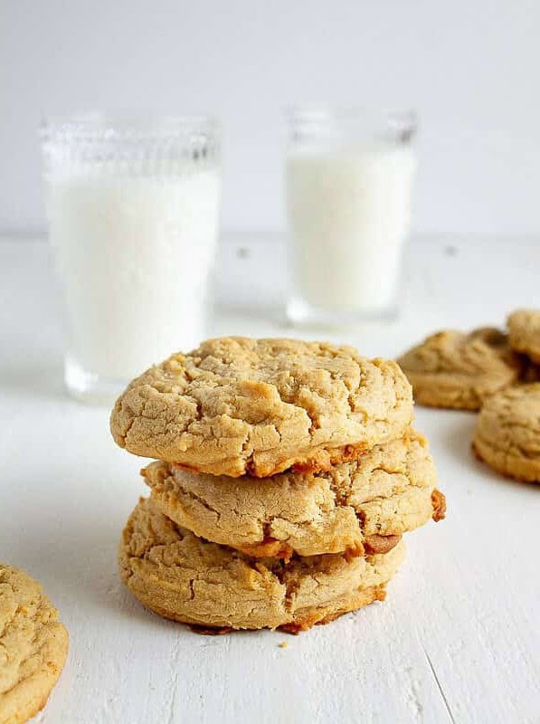 Soft Chewy Peanut Butter Cookies