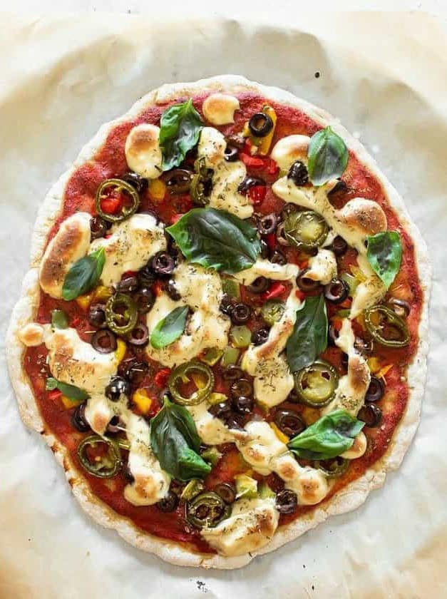 Oil-free Easy Vegan Pizza Crust