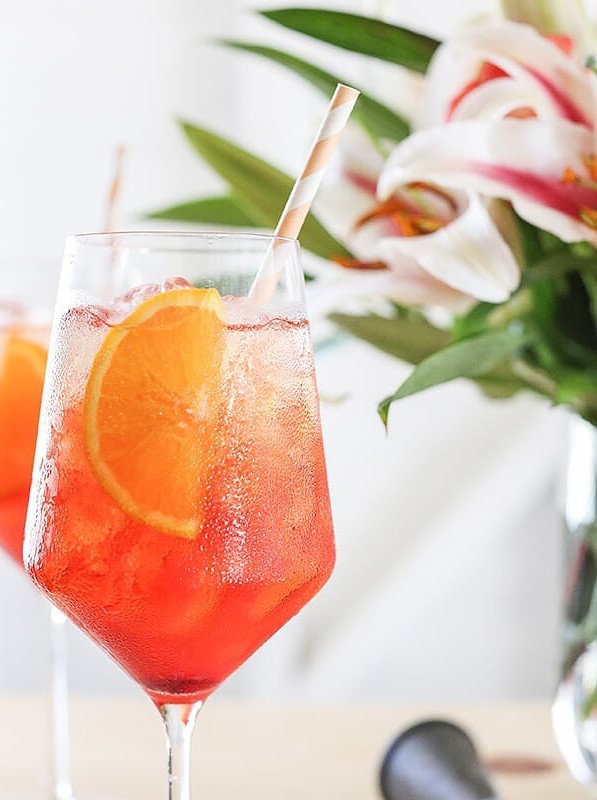 Lingonberry Aperol Spritz