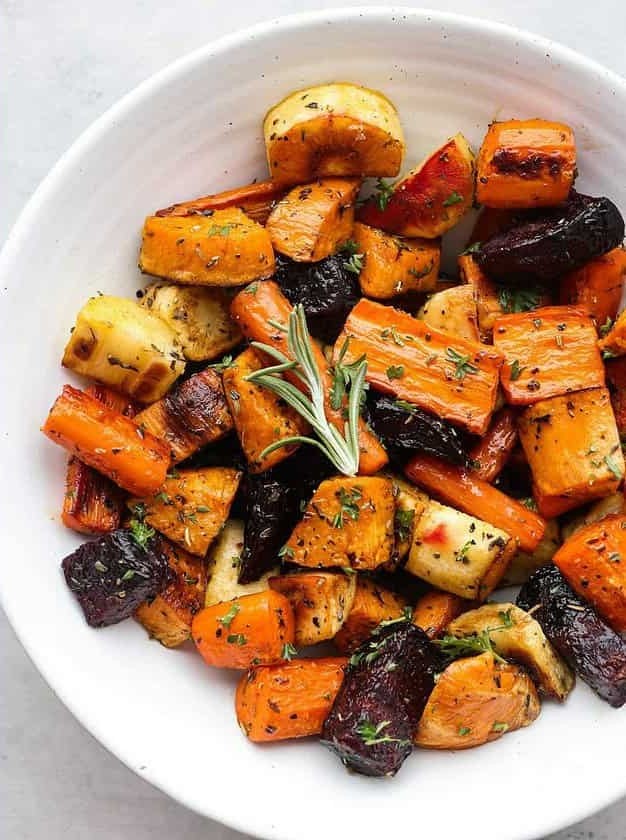 Tender Roasted Root Vegetables