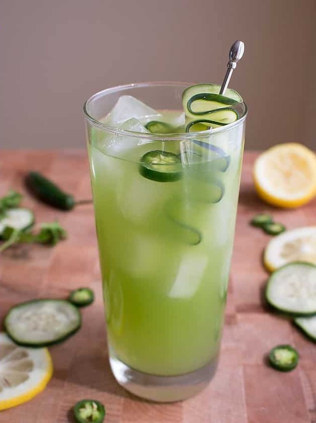 Spicy Cucumber Cocktail