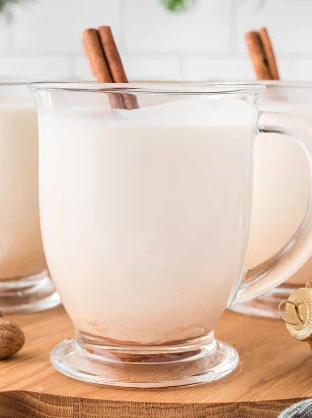 Homemade Bourbon Eggnog