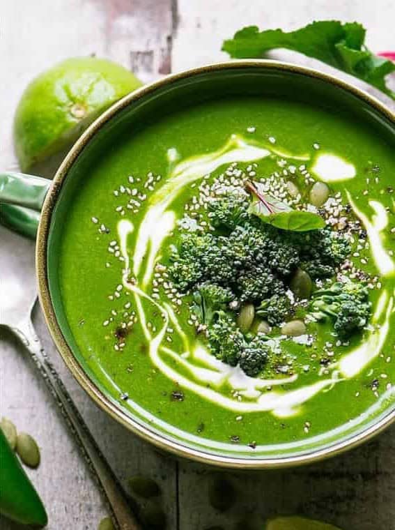 Green Goddess Immune Boosting Soup