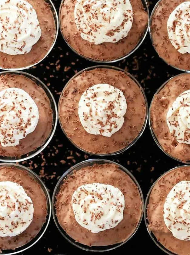 Chocolate Mousse Infused with Kahlua and Cream