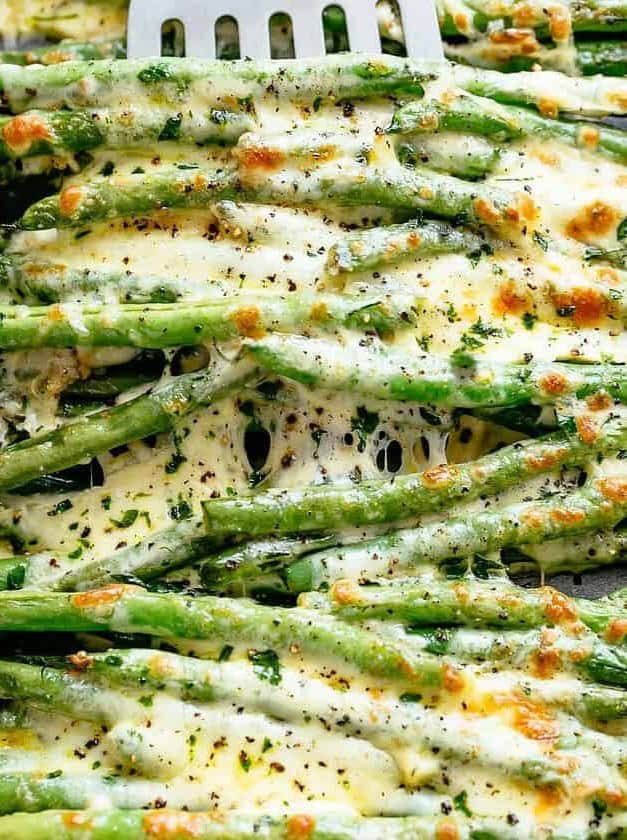 Cheesy Garlic Green Beans