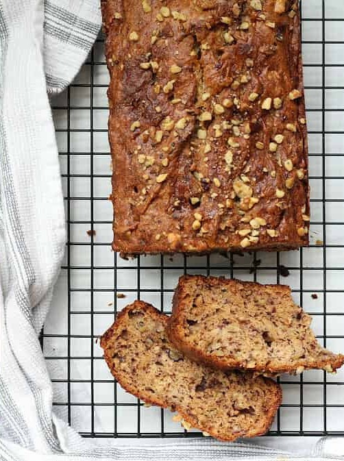 Gluten-Free Banana Bread with Walnuts