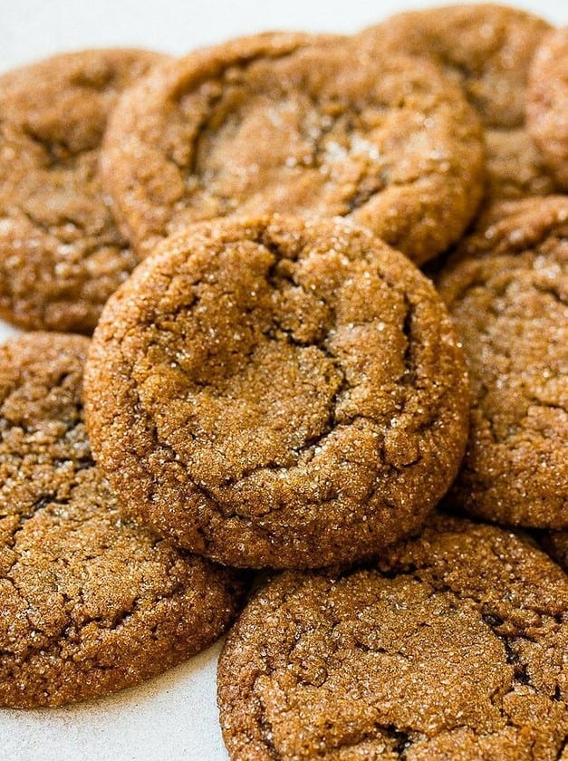 Soft and Chewy Molasses Cookies