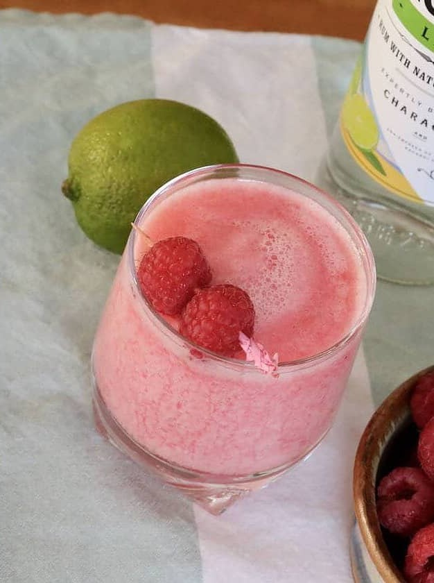 Frozen Rum Raspberry Daiquiri