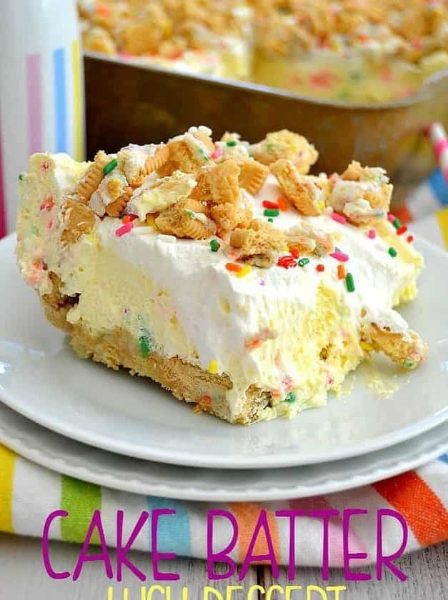 Cake Batter Lush Dessert