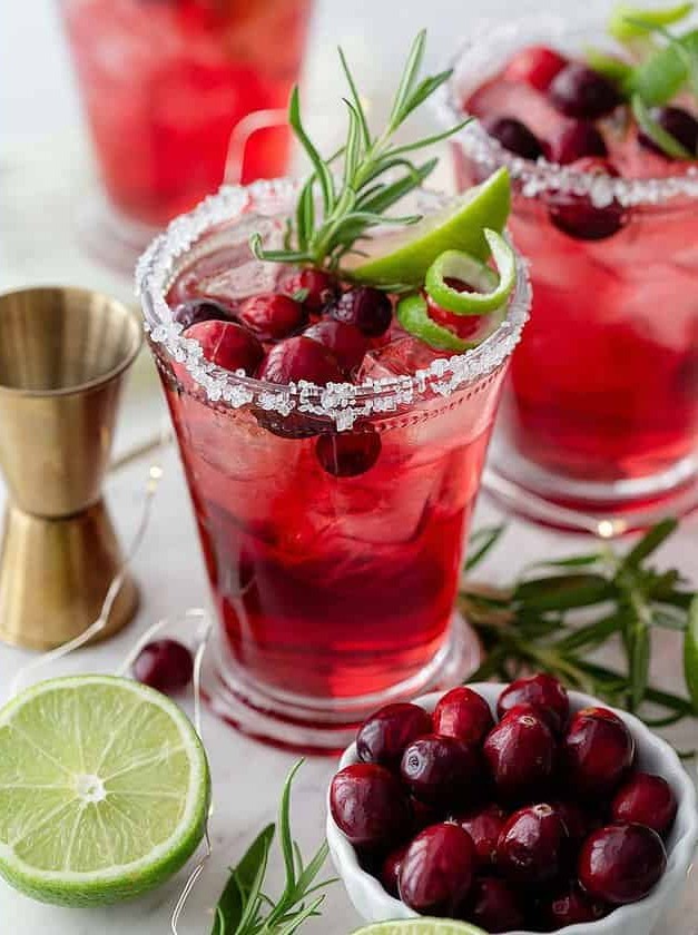 Christmas Cranberry Margarita