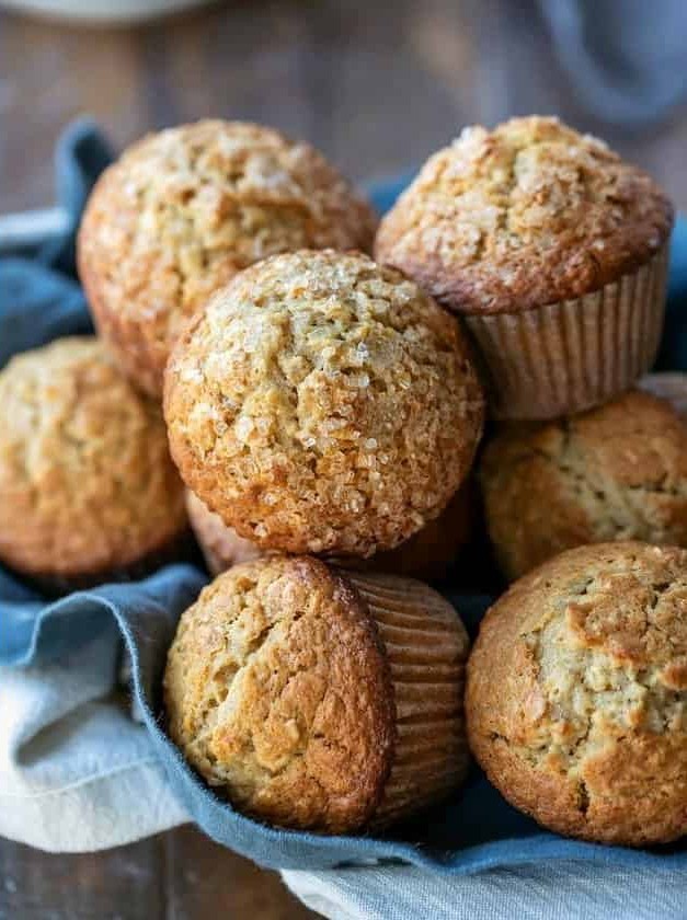 Maple Brown Sugar Oatmeal Muffins