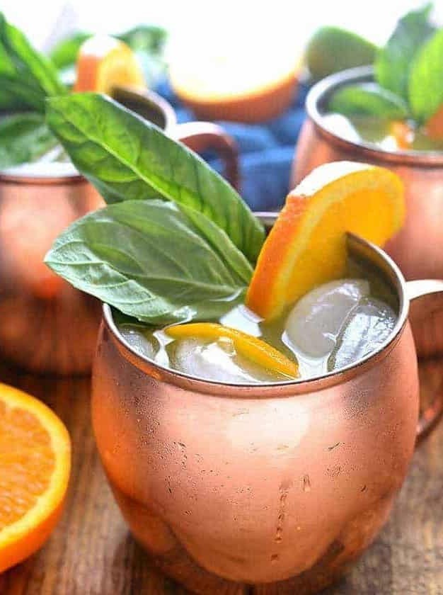 Orange Moscow Mules