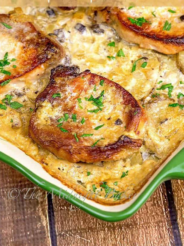 Pork Chops & Scalloped Potatoes Casserole