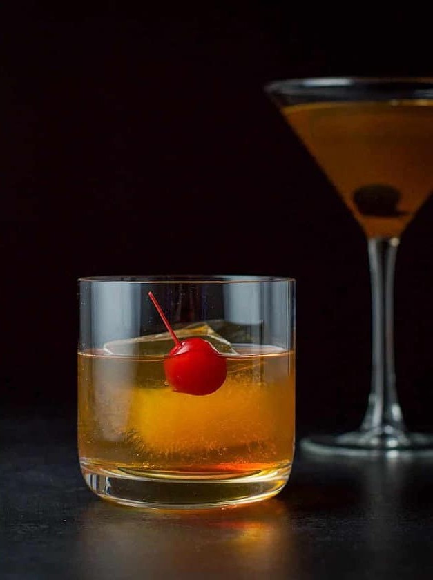 Bourbon Manhattan Cocktail