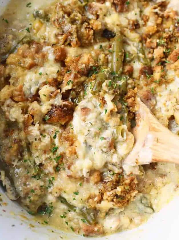 Slow Cooker Chicken and Stuffing