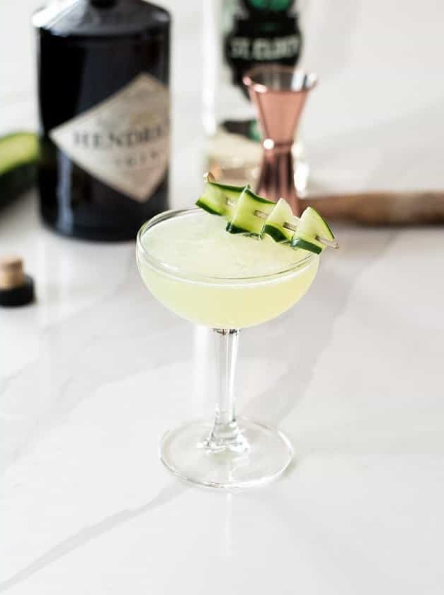 Cucumber Gin and Elderflower Martini