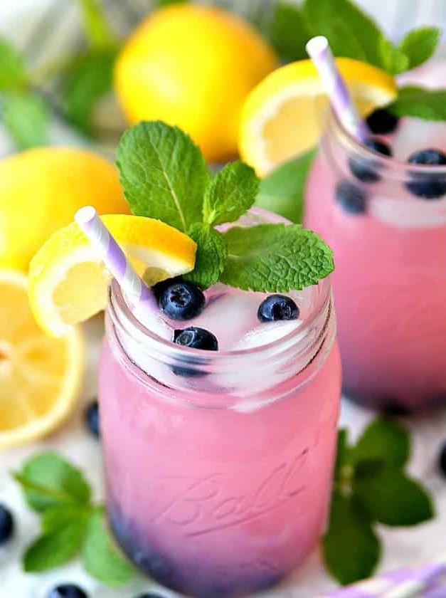 Blueberry Vodka Pink Lemonade