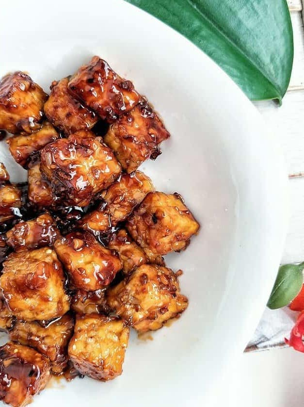 Tempeh Stir-Fry with Honey Garlic Sauce