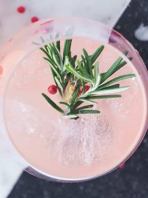 Grapefruit, Rosemary & Gin Cocktail