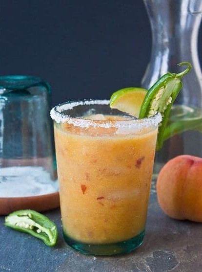 Peach Jalapeno Margaritas