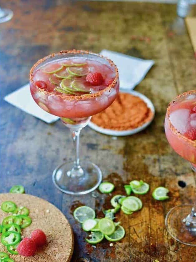 Spicy Raspberry Jalapeño Margarita