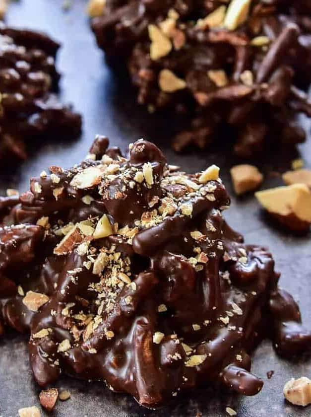 English Toffee Haystacks