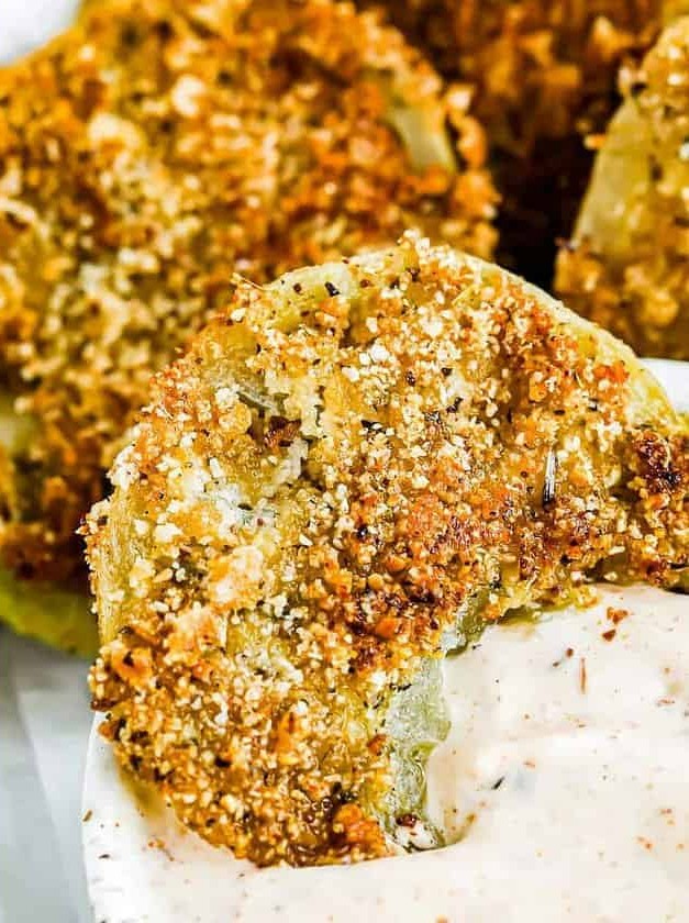 Keto Fried Green Tomatoes