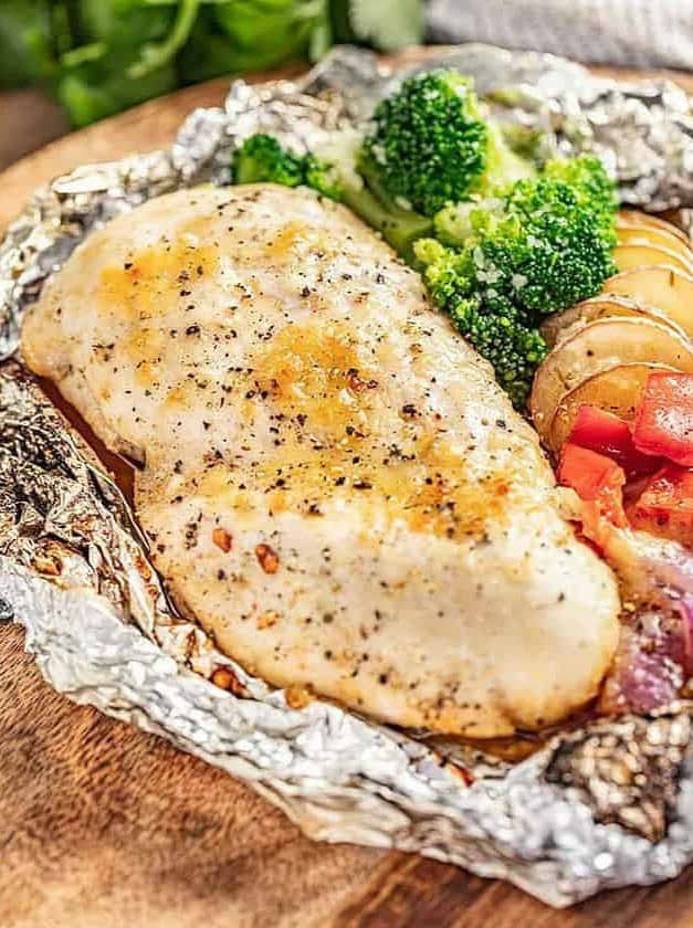 Ranch Chicken and Potato Foil Packets