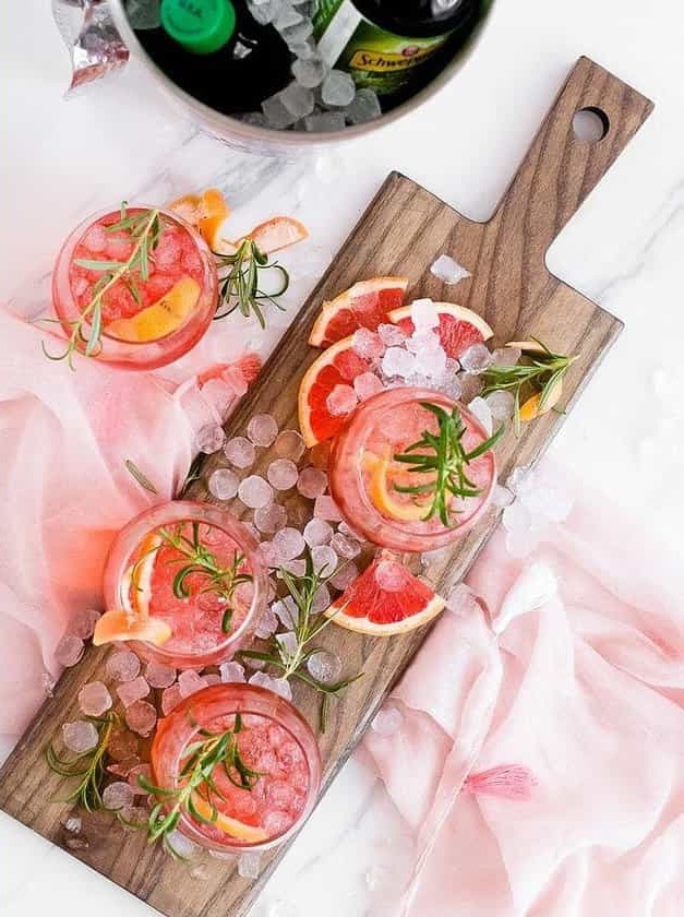 Ruby Red Grapefruit Sparkler