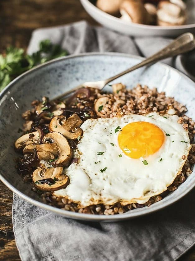 Savoury Buckwheat Breakfast Bowl