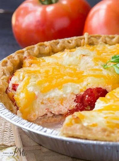 Traditional Southern Tomato Pie