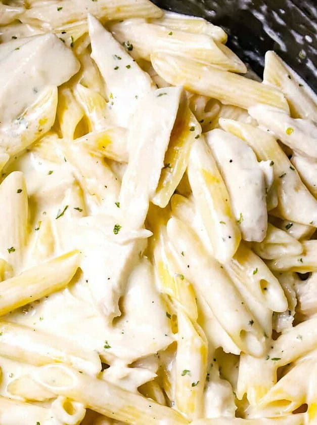 Crock Pot Chicken Alfredo