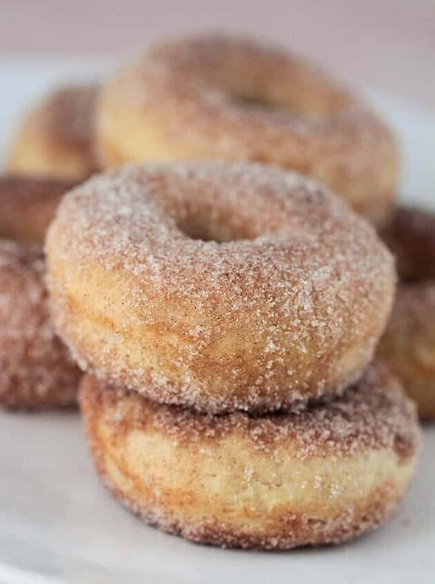 Baked Cinnamon Sugar Donuts