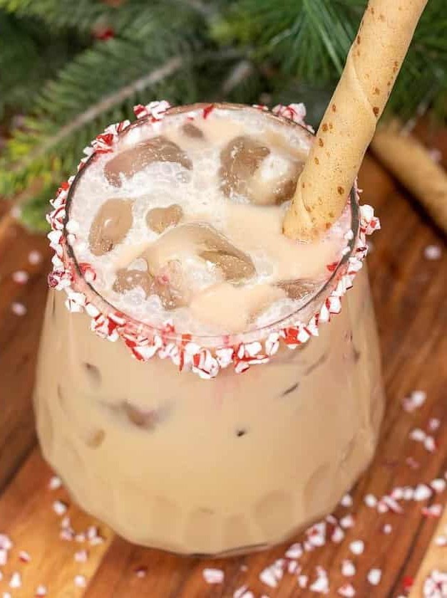 Tipsy Peppermint Mocha Cocktail