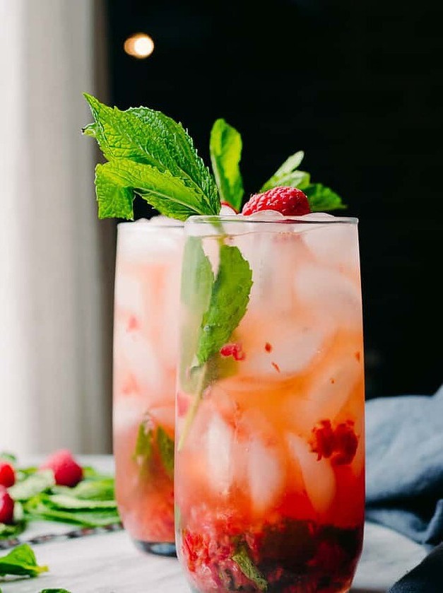 Sugar Free Raspberry Mint Julep