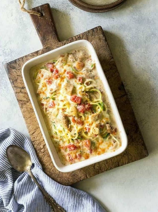 Low Carb Chicken Spaghetti