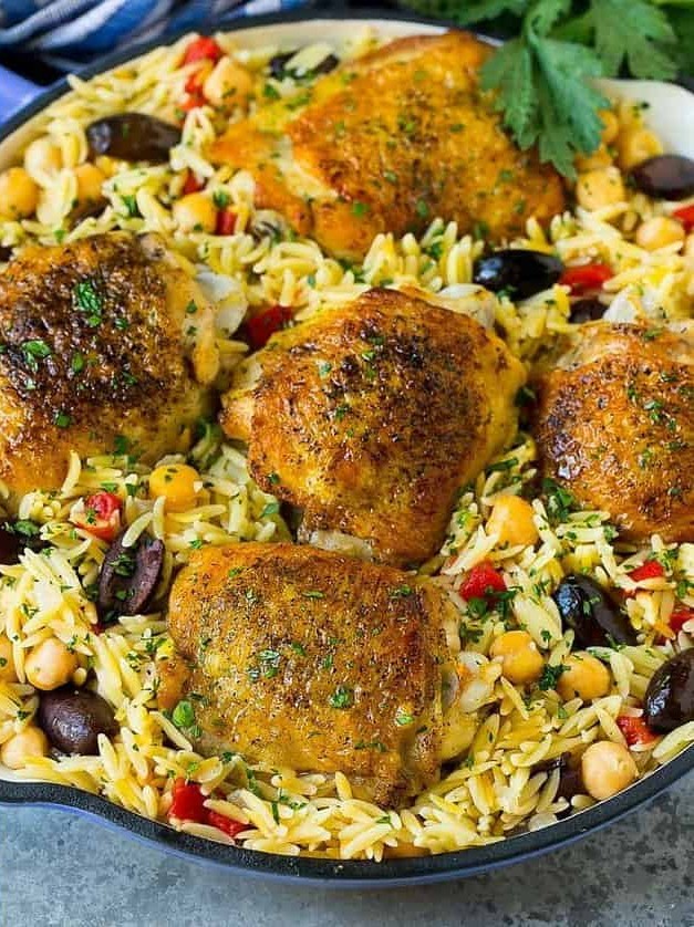 One Pot Mediterranean Chicken