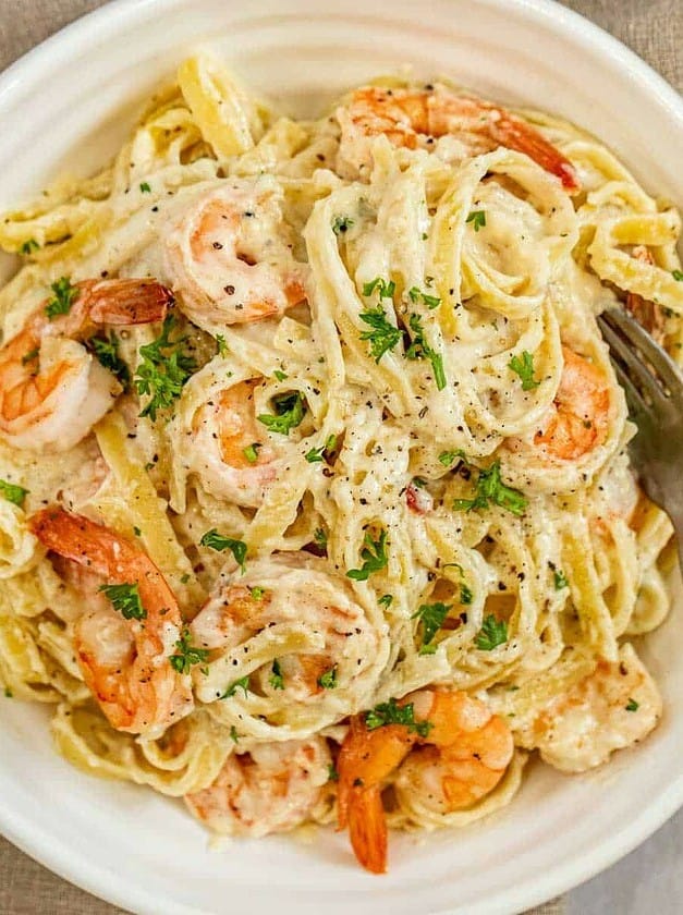 Shrimp Alfredo Pasta